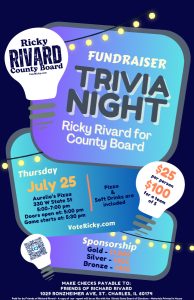 Trivia Night Fundraiser for Ricky Rivard for County Board @ Aurelio’s Pizza