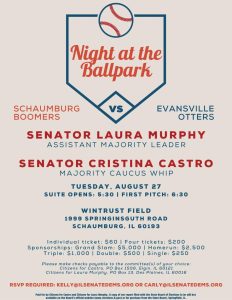 Night at the Ballpark with Senator Cristina Castro @ Wintrust Field