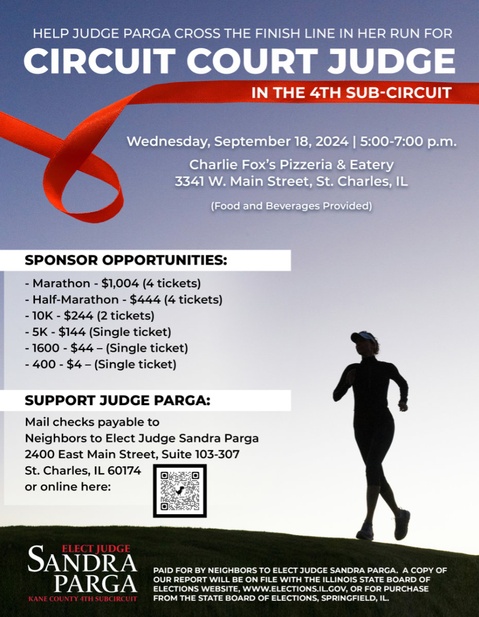 judge parga fundraiser flyer