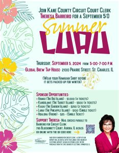 Theresa Barreiro Summer Luau @ Global Brew Tap House