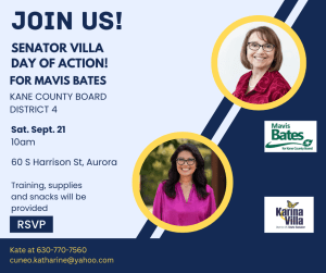 Canvass with Senator Villa and Mavis Bates