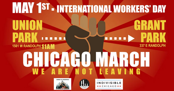 international workers' day may day 2025 rally and march · indivisible
