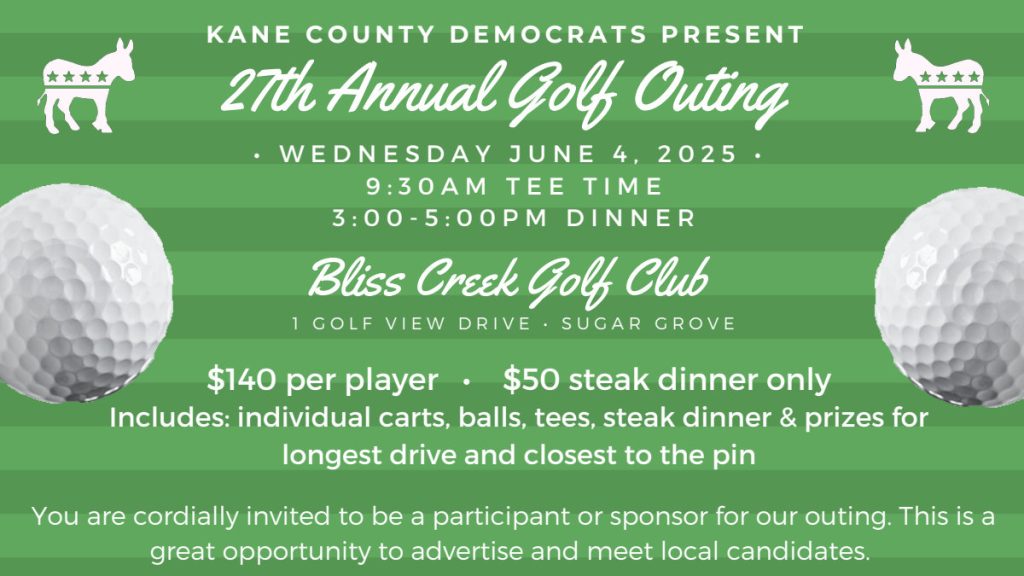 kane dems 2025 golf outing
